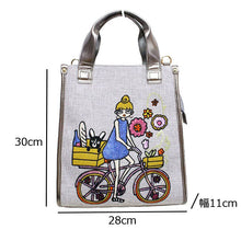 画像をギャラリービューアに読み込む, トートバッグ 2WAY 自転車 LITA リタちゃん L116