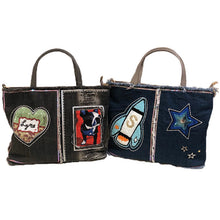 画像をギャラリービューアに読み込む, ハンドバッグ 2way ブルドッグ 星 D201