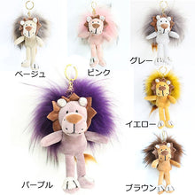 画像をギャラリービューアに読み込む, チャーム キーリング ライオン