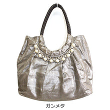 画像をギャラリービューアに読み込む, トートバッグ 軽量 パールモチーフ