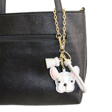 画像をギャラリービューアに読み込む, チャーム キーリング フレンチブル お顔