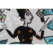 画像をギャラリービューアに読み込む, ポシェット 丸型 スパンコール お人形 0018