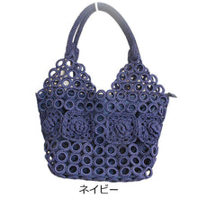 画像をギャラリービューアに読み込む, トートバッグ ハンドメイド 編みバッグ v1020