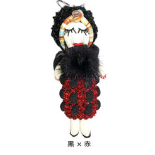 画像をギャラリービューアに読み込む, チャーム キーリング お人形