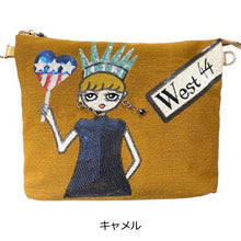 画像をギャラリービューアに読み込む, ショルダーバッグ 自由の女神モチーフ Lita リタちゃん