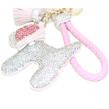 画像をギャラリービューアに読み込む, チャーム キーリング きらきらドッグ