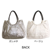 画像をギャラリービューアに読み込む, トートバッグ 軽量 パールモチーフ