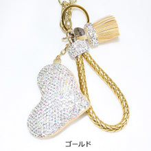 画像をギャラリービューアに読み込む, チャーム キーリング きらきら ハート