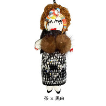 画像をギャラリービューアに読み込む, チャーム キーリング お人形