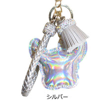 画像をギャラリービューアに読み込む, チャーム キーリング フレンチブル お顔