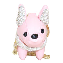 画像をギャラリービューアに読み込む, チャーム キーリング きらきらブルドッグ