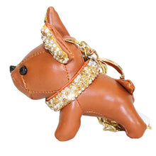 画像をギャラリービューアに読み込む, チャーム キーリング きらきらブルドッグ