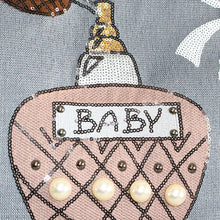 画像をギャラリービューアに読み込む, トートバッグ 香水モチーフ スパンコール