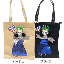 画像をギャラリービューアに読み込む, トートバッグ アメリカ ファーピアス LITA リタちゃん L108