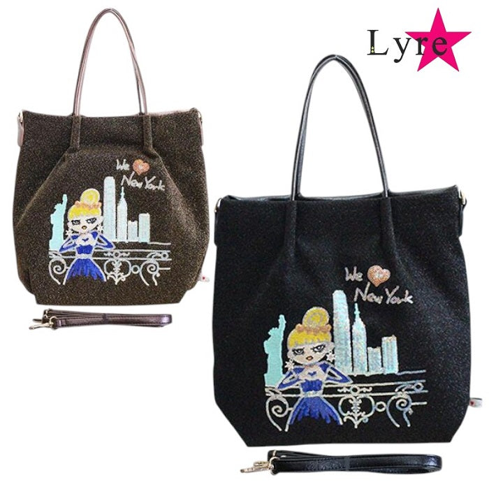 ＼ブラック再入荷しました／★2024年新作★トートバッグ 2way Lita リタちゃん L128 BABI Lyre